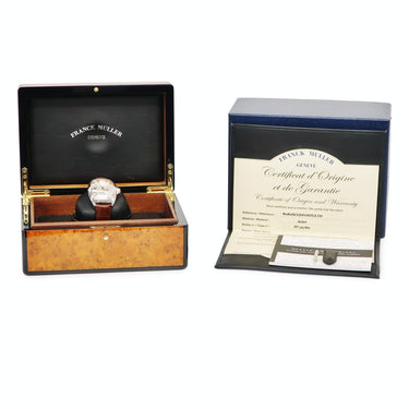 腕時計 フランクミュラー FRANCK MULLER トノウカーベックス ビッグデイト ブロンズ 8080SCGDFOSTGLTD 自動巻き メンズ K18PG×SS 限定