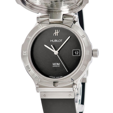 腕時計 ウブロ HUBLOT ドラゴン リミテッドエディション 1589.100.1 自動巻き メンズ MDM ブラック デイト 蓋付き 日本限定モデル