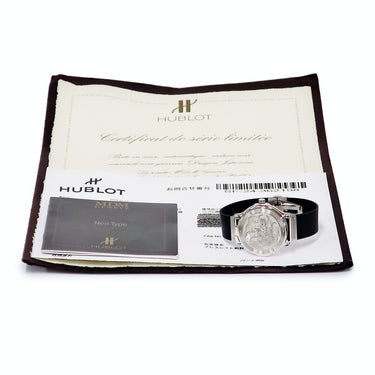 腕時計 ウブロ HUBLOT ドラゴン リミテッドエディション 1589.100.1 自動巻き メンズ MDM ブラック デイト 蓋付き 日本限定モデル