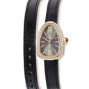 腕時計 ブルガリ BVLGARI セルペンティ 102968 クオーツ レディース K18PG×SS コンビ 純正ダイヤ ダブルスパイラル ピンクゴールド