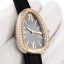 腕時計 ブルガリ BVLGARI セルペンティ 102968 クオーツ レディース K18PG×SS コンビ 純正ダイヤ ダブルスパイラル ピンクゴールド