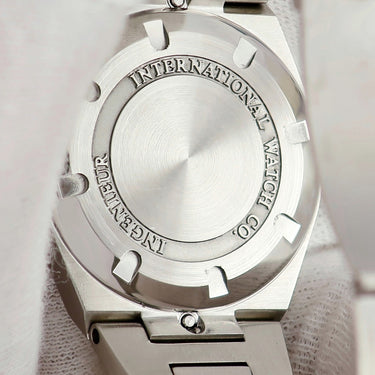 腕時計 IWC IWC インヂュニア オートマティック ミッドサイズ IW451503 自動巻き メンズ レディース シルバー バー アラビア