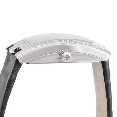 腕時計 ハリーウィンストン Harry Winston アヴェニューC ミニムーンフェイズ AVCQMP16WW001 クオーツ レディース K18WG シェル 純正ダイヤ