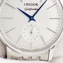 腕時計 クレドール Credor ゴールドフェザー U.T.D. GCBE991 6898-01A0 手巻き メンズ スモールセコンド 青針 セイコー