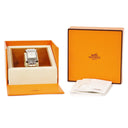 腕時計 エルメス HERMES Hウォッチ HH1.210.283 クオーツ レディース 純正ダイヤ シェル H型 スクエア 2針 シンプル SS クォーツ