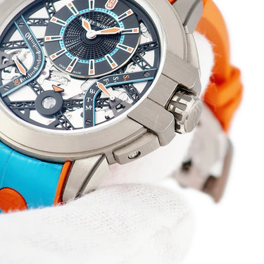 腕時計 ハリーウィンストン Harry Winston オーシャン ザリウム バリエーション OCEABI42ZZ004 自動巻き メンズ 新品同様 限定