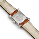 腕時計 エルメス HERMES Hウォッチ ミニ TPM HH1.110 クオーツ レディース スクエア ホワイト 白 アラビア