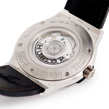 腕時計 ウブロ HUBLOT クラシックフュージョン ベルルッティ スクリットプラチナ 511.TX.050T.VR.BER16 自動巻き メンズ Pt950無垢