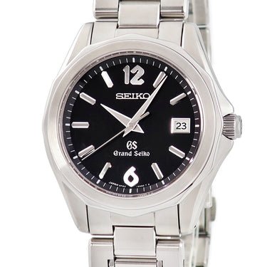 腕時計 グランドセイコー Grand Seiko 9Fクォーツ SBGX035 9F62-0A60 クオーツ メンズ デイト アラビア バー ブラック 黒