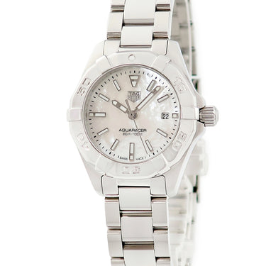 腕時計 タグホイヤー TAG Heuer アクアレーサー WBD1411.BA0741 クオーツ レディース シェル デイト 逆回転防止ベゼル
