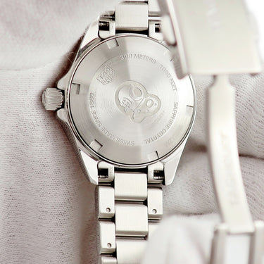 腕時計 タグホイヤー TAG Heuer アクアレーサー WBD1411.BA0741 クオーツ レディース シェル デイト 逆回転防止ベゼル