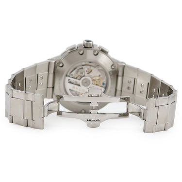 腕時計 ブルガリ BVLGARI ディアゴノ ヴェロチッシモ DG41SCH 自動巻き メンズ 黒 クロノグラフ デイト タキメーター