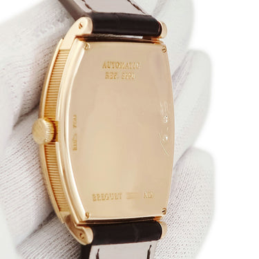腕時計 ブレゲ BREGUET ヘリテージ トノーカンブレ ウォーターフォール 3660BR/12/984 自動巻き メンズ K18RG無垢 スモセコ ローマン