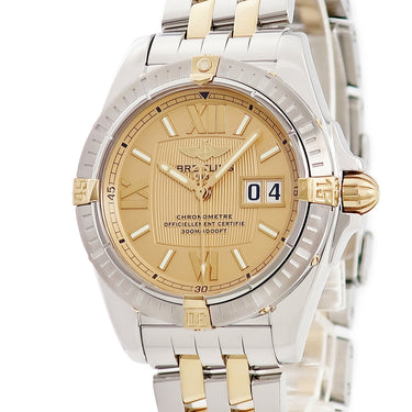腕時計 ブライトリング BREITLING コックピット C49350 B495H39PAO 自動巻き メンズ K18YG×SS コンビ ビッグデイト 逆回転防止ベゼル
