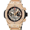 腕時計 ウブロ HUBLOT ビッグバン ウニコ キングゴールド 411.OX.1180.OX 自動巻き メンズ K18KG無垢 クロノグラフ デイト