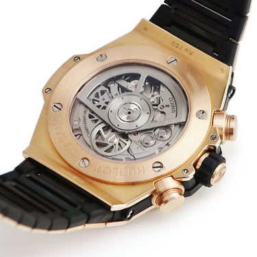 腕時計 ウブロ HUBLOT ビッグバン ウニコ キングゴールド 411.OX.1180.OX 自動巻き メンズ K18KG無垢 クロノグラフ デイト