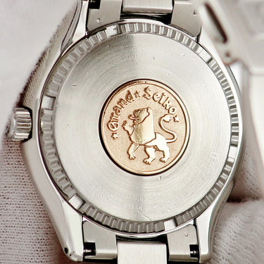 腕時計 グランドセイコー Grand Seiko 9Fクォーツ SBGX004 9F61-0A20 クオーツ メンズ K18PG×SS コンビ ラウンド シルバー バー GS