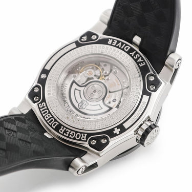 腕時計 ロジェデュブイ ROGER DUBUIS イージーダイバー オートマティック DBSE0280 自動巻き メンズ ブラック 黒 スモールセコンド 限定