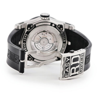 腕時計 ロジェデュブイ ROGER DUBUIS イージーダイバー オートマティック DBSE0280 自動巻き メンズ ブラック 黒 スモールセコンド 限定