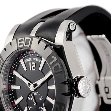 腕時計 ロジェデュブイ ROGER DUBUIS イージーダイバー オートマティック DBSE0280 自動巻き メンズ ブラック 黒 スモールセコンド 限定