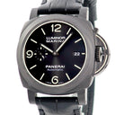 腕時計 パネライ PANERAI ルミノール マリーナ カーボテック 70周年 PAM01118 W番 自動巻き メンズ W番 スモールセコンド 限定