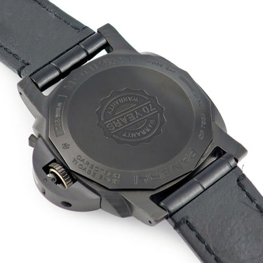 腕時計 パネライ PANERAI ルミノール マリーナ カーボテック 70周年 PAM01118 W番 自動巻き メンズ W番 スモールセコンド 限定