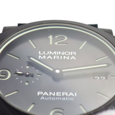 腕時計 パネライ PANERAI ルミノール マリーナ カーボテック 70周年 PAM01118 W番 自動巻き メンズ W番 スモールセコンド 限定