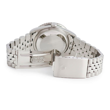 腕時計 ロレックス ROLEX デイトジャスト サンダーバード 16264 U番 自動巻き メンズ OH済 U番 K18WG×SS コンビ 黒 ポストヴィンテージ