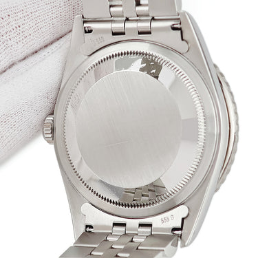 腕時計 ロレックス ROLEX デイトジャスト サンダーバード 16264 U番 自動巻き メンズ OH済 U番 K18WG×SS コンビ 黒 ポストヴィンテージ