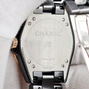 腕時計 シャネル CHANEL J12 365 H3842 自動巻き メンズ K18PG 純正ダイヤ ブラック セラミック コンビ 黒 ギョウシェ デイト