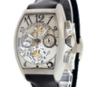 腕時計 フランクミュラー FRANCK MULLER トノウカーベックス クロノグラフ ビッグデイト 8083 CC GD FO 自動巻き メンズ シルバー アラビア