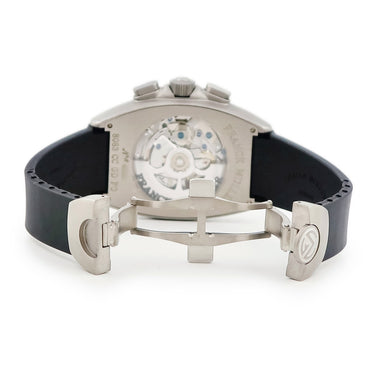 腕時計 フランクミュラー FRANCK MULLER トノウカーベックス クロノグラフ ビッグデイト 8083 CC GD FO 自動巻き メンズ シルバー アラビア