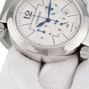 腕時計 カルティエ Cartier パシャ 42mm クロノグラフ W31085M7 自動巻き メンズ 青針 デイト アラビア バー スモールセコンド