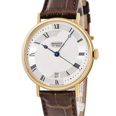 腕時計 ブレゲ BREGUET クラシック シリシオン 5197BA/15/986 自動巻き メンズ K18YG無垢 ローマン ブレゲ針 コインエッジ