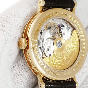 腕時計 ブレゲ BREGUET クラシック シリシオン 5197BA/15/986 自動巻き メンズ K18YG無垢 ローマン ブレゲ針 コインエッジ