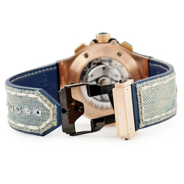 腕時計 ウブロ HUBLOT ビッグバン ジーンズ 301.PL.2780.NR.JEANS 自動巻き メンズ K18RG無垢 クロノグラフ スモールセコンド 限定