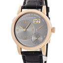 腕時計 ランゲ&ゾーネ LANGE&SOHNE ランゲ1 101.033 手巻き メンズ K18PG無垢 ビッグデイト グレー パワーリザーブインジケーター