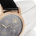 腕時計 ランゲ&ゾーネ LANGE&SOHNE ランゲ1 101.033 手巻き メンズ K18PG無垢 ビッグデイト グレー パワーリザーブインジケーター