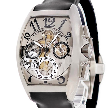 腕時計 フランクミュラー FRANCK MULLER トノウカーベックス クロノグラフ ビッグデイト 8083CCGDFO 自動巻き メンズ スモールセコンド