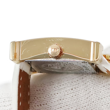 腕時計 エルメス HERMES Hウォッチ ミニ TPM HH1.102.231 クオーツ レディース 純正ダイヤ H型 スクエア ホワイト 白