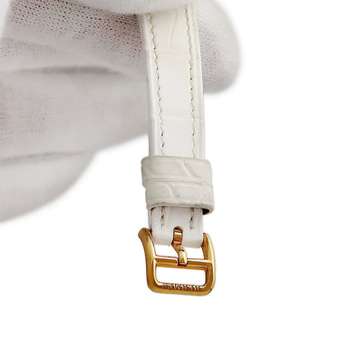 腕時計 エルメス HERMES Hウォッチ ミニ TPM HH1.102.231 クオーツ レディース 純正ダイヤ H型 スクエア ホワイト 白