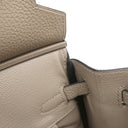 エルメス HERMES バーキン 25 トゥルティエールグレー トゴ ハンドバッグ シルバー金具 グレージュ