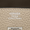 エルメス HERMES バーキン 25 トゥルティエールグレー トゴ ハンドバッグ シルバー金具 グレージュ