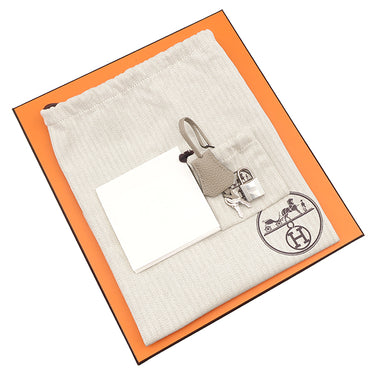 エルメス HERMES バーキン 25 トゥルティエールグレー トゴ ハンドバッグ シルバー金具 グレージュ