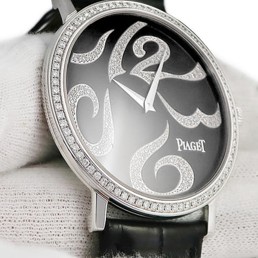 腕時計 ピアジェ PIAGET アルティプラノ 38mm G0A30021 手巻き メンズ K18WG無垢 純正ダイヤ 薄型 ブラック 黒