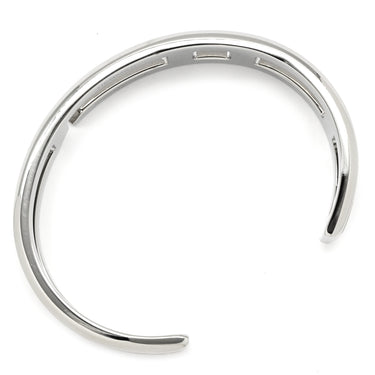 エルメス HERMES プレイ PLAY シルバー ステンレススチール #T4 バングル ブレスレット SS