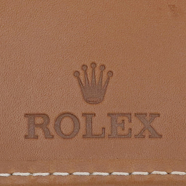 ロレックス ROLEX キャメル レザー キーケース シルバー金具 ノベルティ 鍵入れ 4連 4本