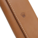 ロレックス ROLEX キャメル レザー キーケース シルバー金具 ノベルティ 鍵入れ 4連 4本