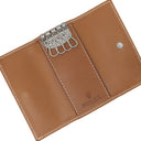 ロレックス ROLEX キャメル レザー キーケース シルバー金具 ノベルティ 鍵入れ 4連 4本