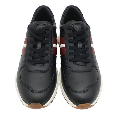 バリー BALLY DARSYL アウトライン MSK09S ブラック×レッド×ホワイト カーフ #6 スニーカー 新品 未使用 黒 赤 白